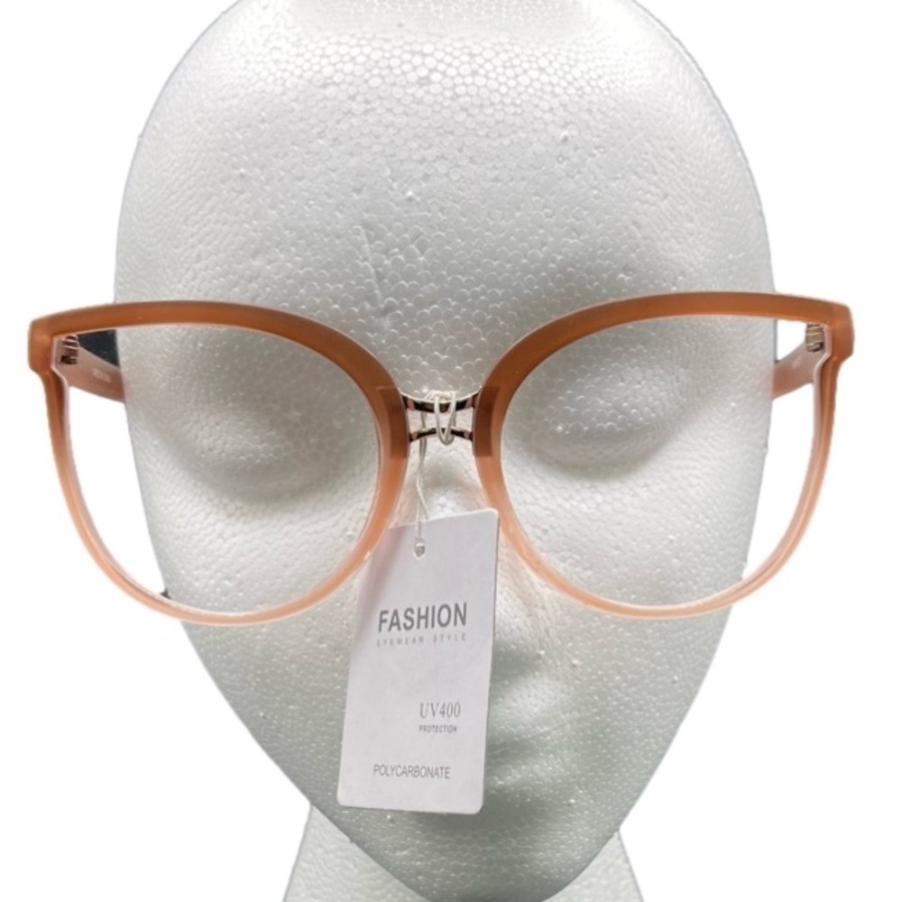 𝅺CAT Eye ombré Fashion Glasses frame clear lens